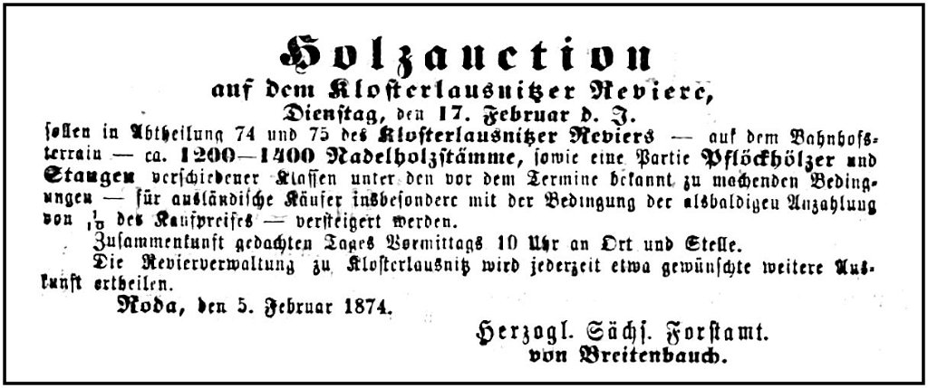1874-02-05 Kl Holzauktion